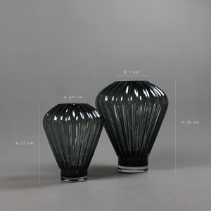 Evelin Vase Large - Grey
